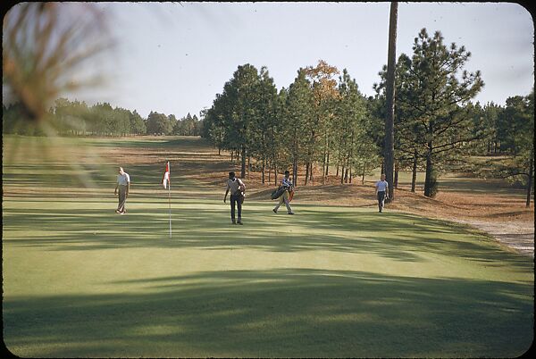 [493 Views of Golf Courses, for Fortune Article "October's Game"], Walker Evans (American, St. Louis, Missouri 1903–1975 New Haven, Connecticut), Color film transparency