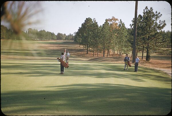[493 Views of Golf Courses, for Fortune Article "October's Game"], Walker Evans (American, St. Louis, Missouri 1903–1975 New Haven, Connecticut), Color film transparency
