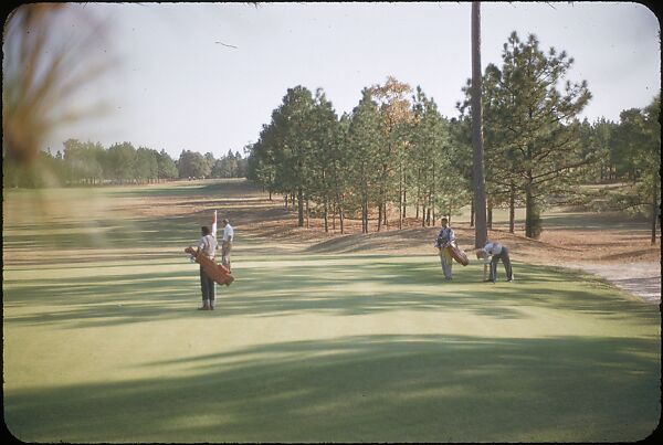 [493 Views of Golf Courses, for Fortune Article "October's Game"], Walker Evans (American, St. Louis, Missouri 1903–1975 New Haven, Connecticut), Color film transparency