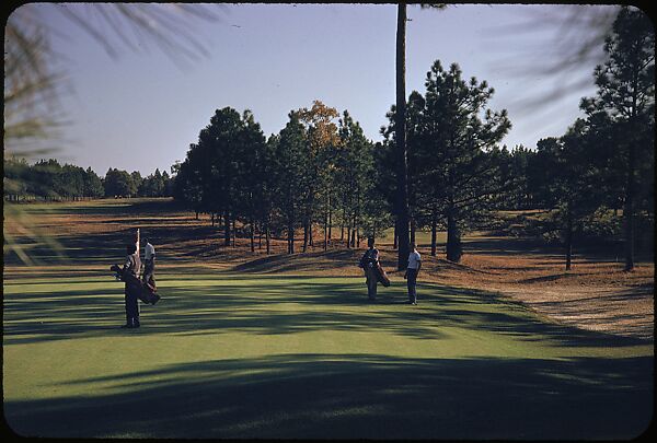 [493 Views of Golf Courses, for Fortune Article "October's Game"], Walker Evans (American, St. Louis, Missouri 1903–1975 New Haven, Connecticut), Color film transparency