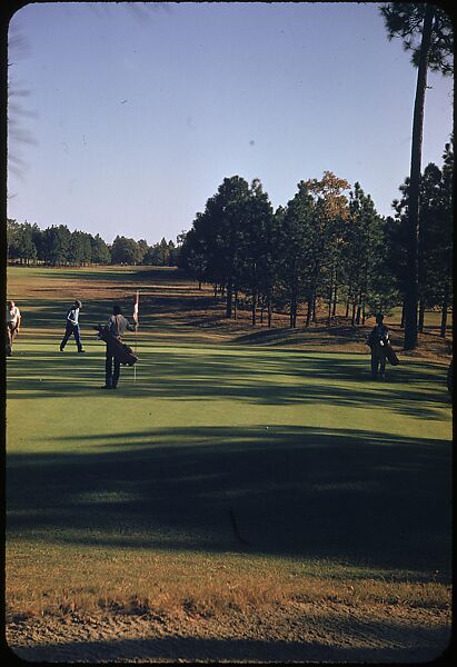 [493 Views of Golf Courses, for Fortune Article "October's Game"], Walker Evans (American, St. Louis, Missouri 1903–1975 New Haven, Connecticut), Color film transparency