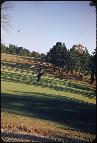 [493 Views of Golf Courses, for Fortune Article "October's Game"], Walker Evans (American, St. Louis, Missouri 1903–1975 New Haven, Connecticut), Color film transparency