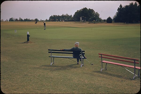 [493 Views of Golf Courses, for Fortune Article "October's Game"], Walker Evans (American, St. Louis, Missouri 1903–1975 New Haven, Connecticut), Color film transparency