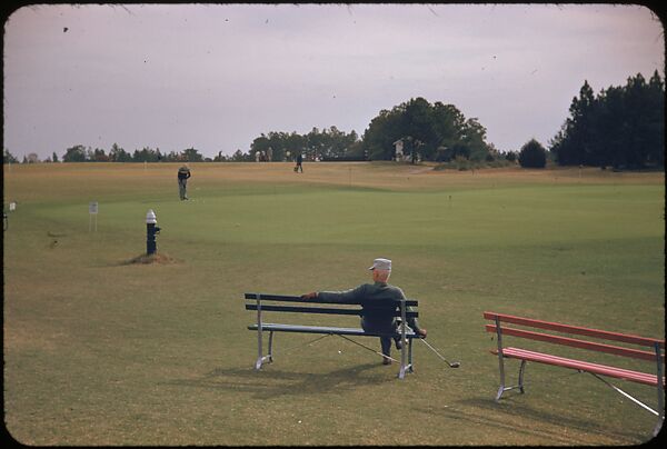 [493 Views of Golf Courses, for Fortune Article "October's Game"], Walker Evans (American, St. Louis, Missouri 1903–1975 New Haven, Connecticut), Color film transparency