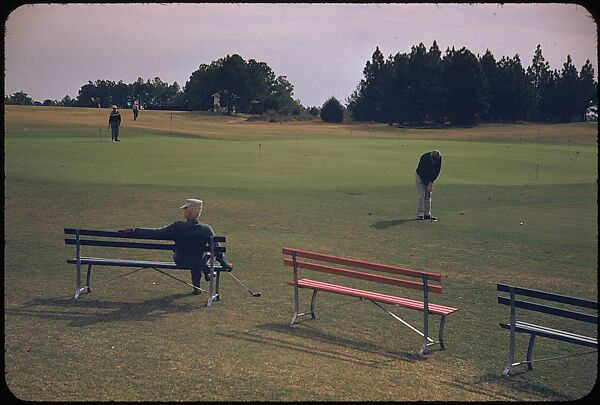 [493 Views of Golf Courses, for Fortune Article "October's Game"], Walker Evans (American, St. Louis, Missouri 1903–1975 New Haven, Connecticut), Color film transparency