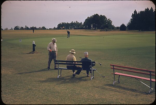[493 Views of Golf Courses, for Fortune Article "October's Game"], Walker Evans (American, St. Louis, Missouri 1903–1975 New Haven, Connecticut), Color film transparency
