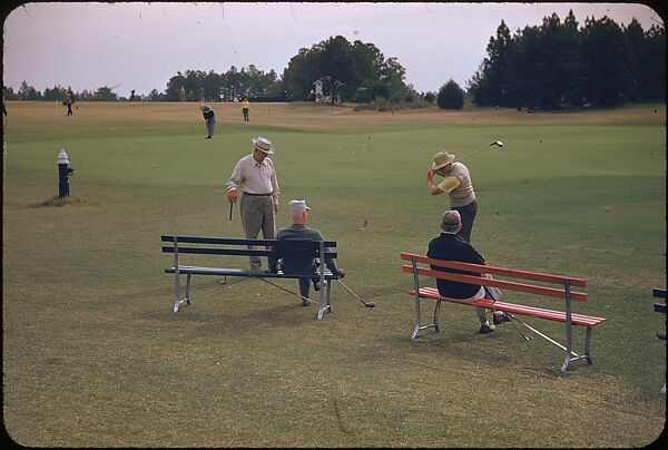 [493 Views of Golf Courses, for Fortune Article "October's Game"], Walker Evans (American, St. Louis, Missouri 1903–1975 New Haven, Connecticut), Color film transparency