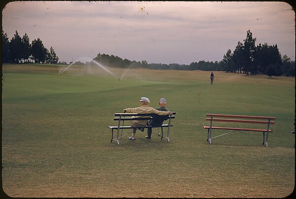 [493 Views of Golf Courses, for Fortune Article "October's Game"], Walker Evans (American, St. Louis, Missouri 1903–1975 New Haven, Connecticut), Color film transparency