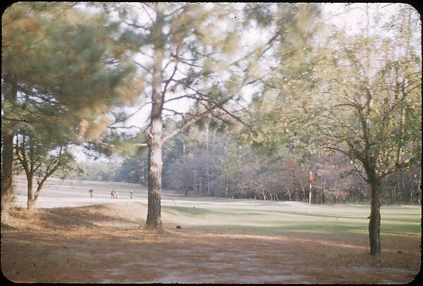 [493 Views of Golf Courses, for Fortune Article "October's Game"], Walker Evans (American, St. Louis, Missouri 1903–1975 New Haven, Connecticut), Color film transparency