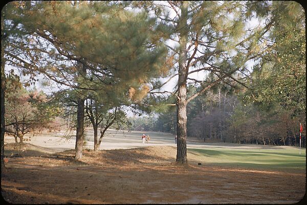 [493 Views of Golf Courses, for Fortune Article "October's Game"], Walker Evans (American, St. Louis, Missouri 1903–1975 New Haven, Connecticut), Color film transparency