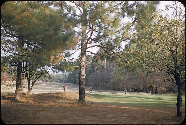 [493 Views of Golf Courses, for Fortune Article "October's Game"], Walker Evans (American, St. Louis, Missouri 1903–1975 New Haven, Connecticut), Color film transparency