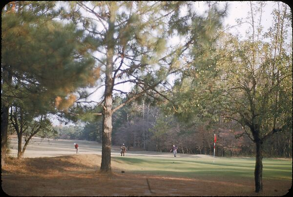 [493 Views of Golf Courses, for Fortune Article "October's Game"], Walker Evans (American, St. Louis, Missouri 1903–1975 New Haven, Connecticut), Color film transparency