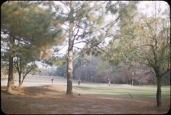 [493 Views of Golf Courses, for Fortune Article "October's Game"], Walker Evans (American, St. Louis, Missouri 1903–1975 New Haven, Connecticut), Color film transparency