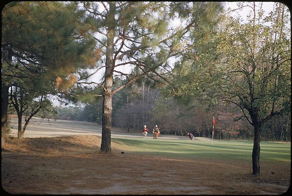 [493 Views of Golf Courses, for Fortune Article "October's Game"], Walker Evans (American, St. Louis, Missouri 1903–1975 New Haven, Connecticut), Color film transparency