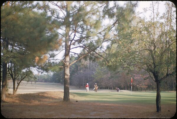 [493 Views of Golf Courses, for Fortune Article "October's Game"], Walker Evans (American, St. Louis, Missouri 1903–1975 New Haven, Connecticut), Color film transparency