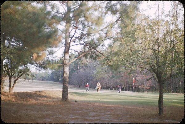 [493 Views of Golf Courses, for Fortune Article "October's Game"], Walker Evans (American, St. Louis, Missouri 1903–1975 New Haven, Connecticut), Color film transparency