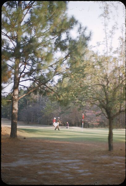 [493 Views of Golf Courses, for Fortune Article "October's Game"], Walker Evans (American, St. Louis, Missouri 1903–1975 New Haven, Connecticut), Color film transparency