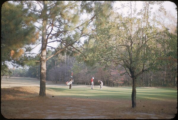 [493 Views of Golf Courses, for Fortune Article "October's Game"], Walker Evans (American, St. Louis, Missouri 1903–1975 New Haven, Connecticut), Color film transparency