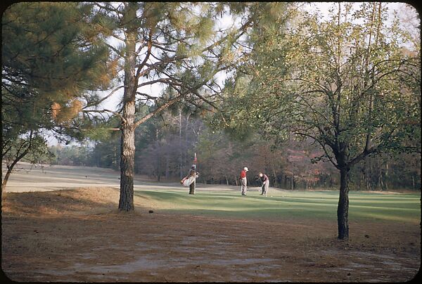 [493 Views of Golf Courses, for Fortune Article "October's Game"], Walker Evans (American, St. Louis, Missouri 1903–1975 New Haven, Connecticut), Color film transparency