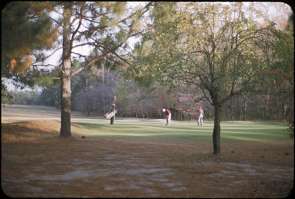 [493 Views of Golf Courses, for Fortune Article "October's Game"], Walker Evans (American, St. Louis, Missouri 1903–1975 New Haven, Connecticut), Color film transparency