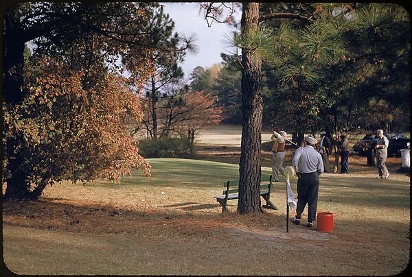 [493 Views of Golf Courses, for Fortune Article "October's Game"], Walker Evans (American, St. Louis, Missouri 1903–1975 New Haven, Connecticut), Color film transparency