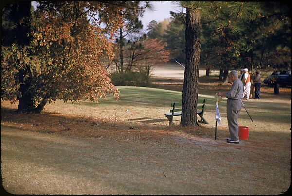 [493 Views of Golf Courses, for Fortune Article "October's Game"], Walker Evans (American, St. Louis, Missouri 1903–1975 New Haven, Connecticut), Color film transparency