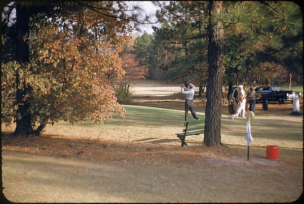 [493 Views of Golf Courses, for Fortune Article "October's Game"], Walker Evans (American, St. Louis, Missouri 1903–1975 New Haven, Connecticut), Color film transparency