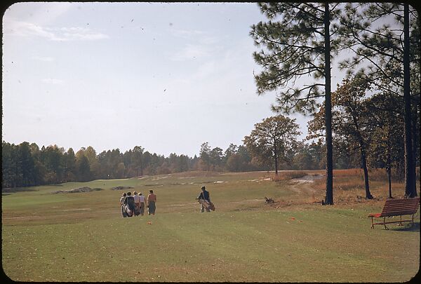 [493 Views of Golf Courses, for Fortune Article "October's Game"], Walker Evans (American, St. Louis, Missouri 1903–1975 New Haven, Connecticut), Color film transparency