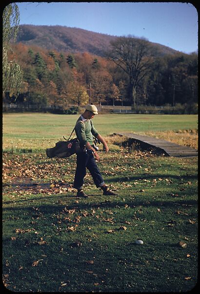 [493 Views of Golf Courses, for Fortune Article "October's Game"], Walker Evans (American, St. Louis, Missouri 1903–1975 New Haven, Connecticut), Color film transparency