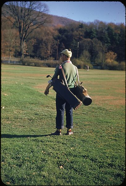 [493 Views of Golf Courses, for Fortune Article "October's Game"], Walker Evans (American, St. Louis, Missouri 1903–1975 New Haven, Connecticut), Color film transparency
