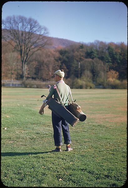[493 Views of Golf Courses, for Fortune Article "October's Game"], Walker Evans (American, St. Louis, Missouri 1903–1975 New Haven, Connecticut), Color film transparency