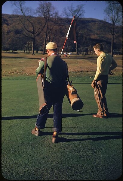 [493 Views of Golf Courses, for Fortune Article "October's Game"], Walker Evans (American, St. Louis, Missouri 1903–1975 New Haven, Connecticut), Color film transparency