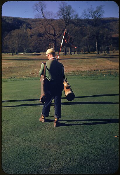 [493 Views of Golf Courses, for Fortune Article "October's Game"], Walker Evans (American, St. Louis, Missouri 1903–1975 New Haven, Connecticut), Color film transparency
