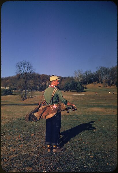 [493 Views of Golf Courses, for Fortune Article "October's Game"], Walker Evans (American, St. Louis, Missouri 1903–1975 New Haven, Connecticut), Color film transparency