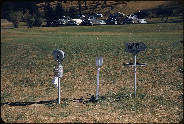 [493 Views of Golf Courses, for Fortune Article "October's Game"], Walker Evans (American, St. Louis, Missouri 1903–1975 New Haven, Connecticut), Color film transparency