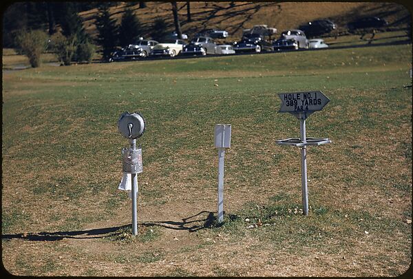 [493 Views of Golf Courses, for Fortune Article "October's Game"], Walker Evans (American, St. Louis, Missouri 1903–1975 New Haven, Connecticut), Color film transparency