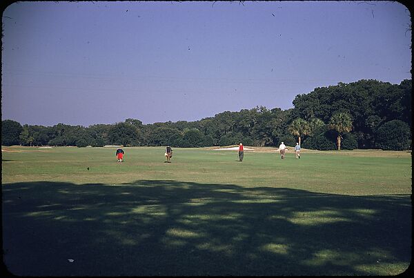 [493 Views of Golf Courses, for Fortune Article "October's Game"], Walker Evans (American, St. Louis, Missouri 1903–1975 New Haven, Connecticut), Color film transparency