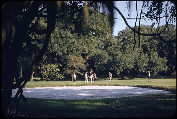 [493 Views of Golf Courses, for Fortune Article "October's Game"], Walker Evans (American, St. Louis, Missouri 1903–1975 New Haven, Connecticut), Color film transparency