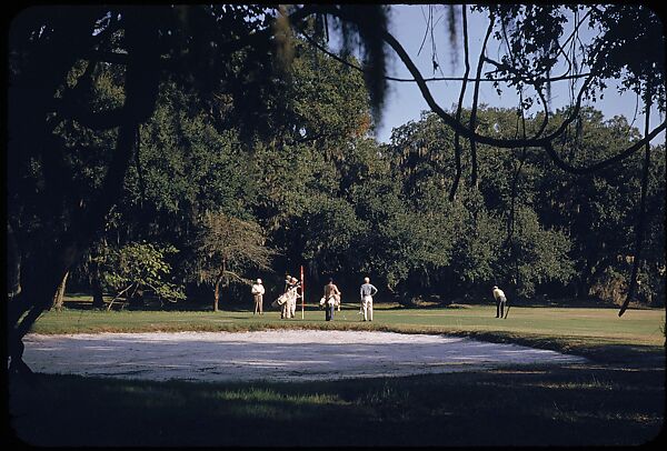 [493 Views of Golf Courses, for Fortune Article "October's Game"], Walker Evans (American, St. Louis, Missouri 1903–1975 New Haven, Connecticut), Color film transparency