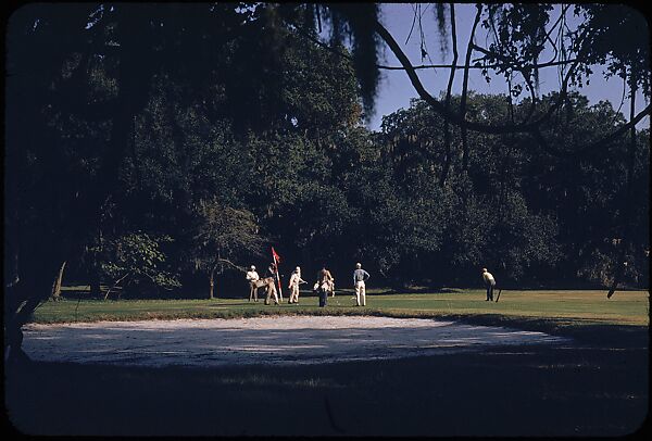 [493 Views of Golf Courses, for Fortune Article "October's Game"], Walker Evans (American, St. Louis, Missouri 1903–1975 New Haven, Connecticut), Color film transparency