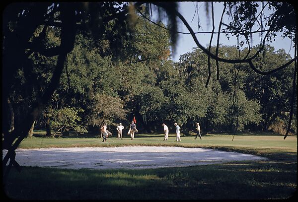 [493 Views of Golf Courses, for Fortune Article "October's Game"], Walker Evans (American, St. Louis, Missouri 1903–1975 New Haven, Connecticut), Color film transparency