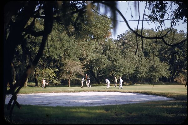 [493 Views of Golf Courses, for Fortune Article "October's Game"], Walker Evans (American, St. Louis, Missouri 1903–1975 New Haven, Connecticut), Color film transparency