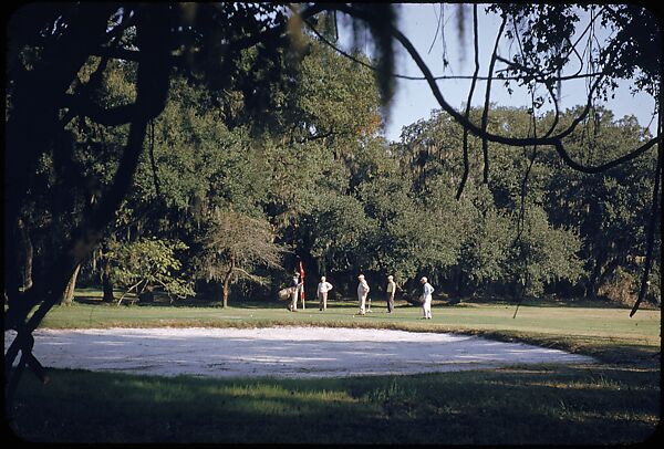 [493 Views of Golf Courses, for Fortune Article "October's Game"], Walker Evans (American, St. Louis, Missouri 1903–1975 New Haven, Connecticut), Color film transparency