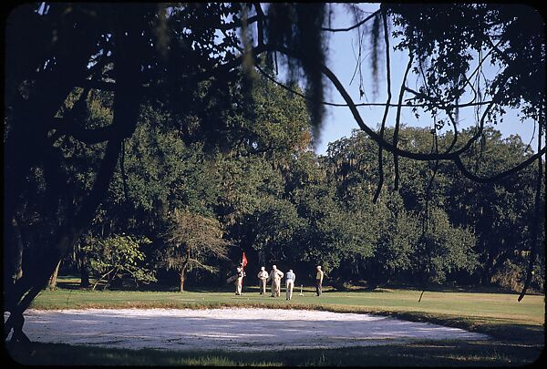 [493 Views of Golf Courses, for Fortune Article "October's Game"], Walker Evans (American, St. Louis, Missouri 1903–1975 New Haven, Connecticut), Color film transparency