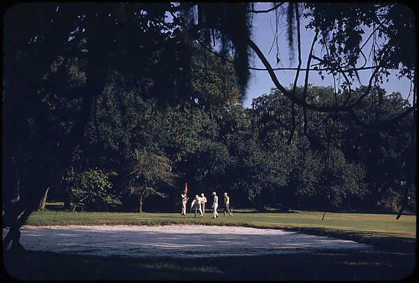 [493 Views of Golf Courses, for Fortune Article "October's Game"], Walker Evans (American, St. Louis, Missouri 1903–1975 New Haven, Connecticut), Color film transparency