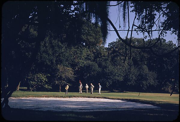 [493 Views of Golf Courses, for Fortune Article "October's Game"], Walker Evans (American, St. Louis, Missouri 1903–1975 New Haven, Connecticut), Color film transparency