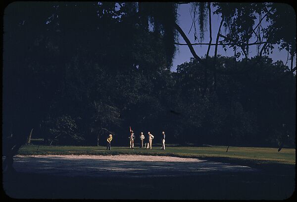 [493 Views of Golf Courses, for Fortune Article "October's Game"], Walker Evans (American, St. Louis, Missouri 1903–1975 New Haven, Connecticut), Color film transparency