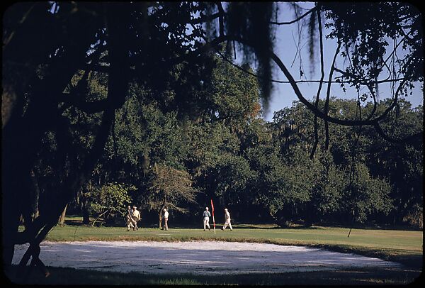 [493 Views of Golf Courses, for Fortune Article "October's Game"], Walker Evans (American, St. Louis, Missouri 1903–1975 New Haven, Connecticut), Color film transparency