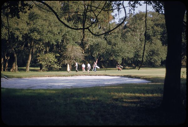 [493 Views of Golf Courses, for Fortune Article "October's Game"], Walker Evans (American, St. Louis, Missouri 1903–1975 New Haven, Connecticut), Color film transparency