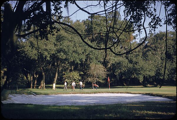 [493 Views of Golf Courses, for Fortune Article "October's Game"], Walker Evans (American, St. Louis, Missouri 1903–1975 New Haven, Connecticut), Color film transparency